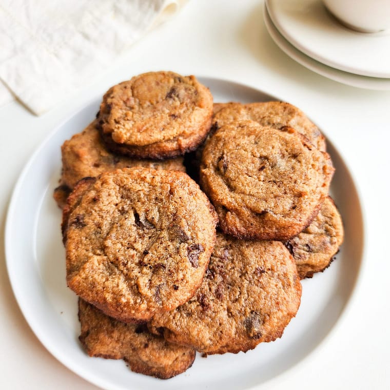 Spelt Chocolate Chip Cookies